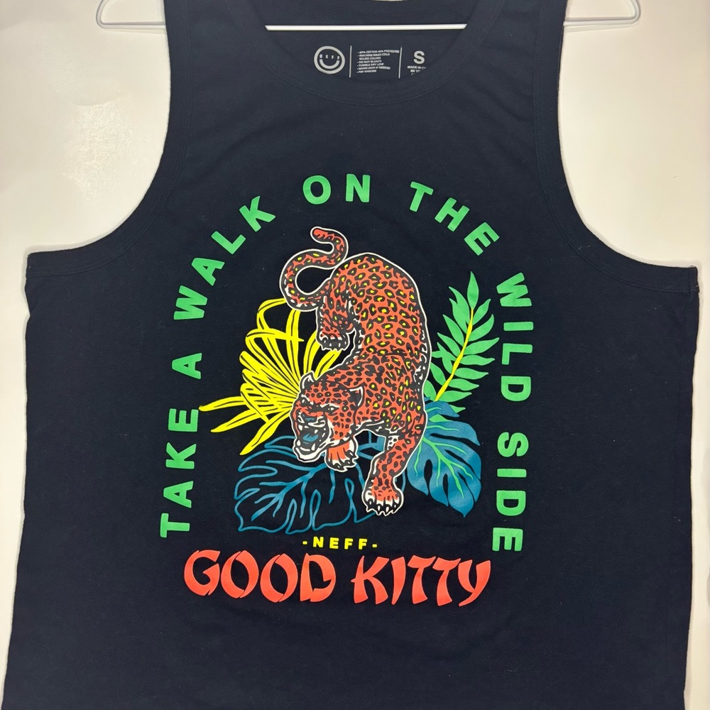 Neff “Good Kitty” Tank Mens Small